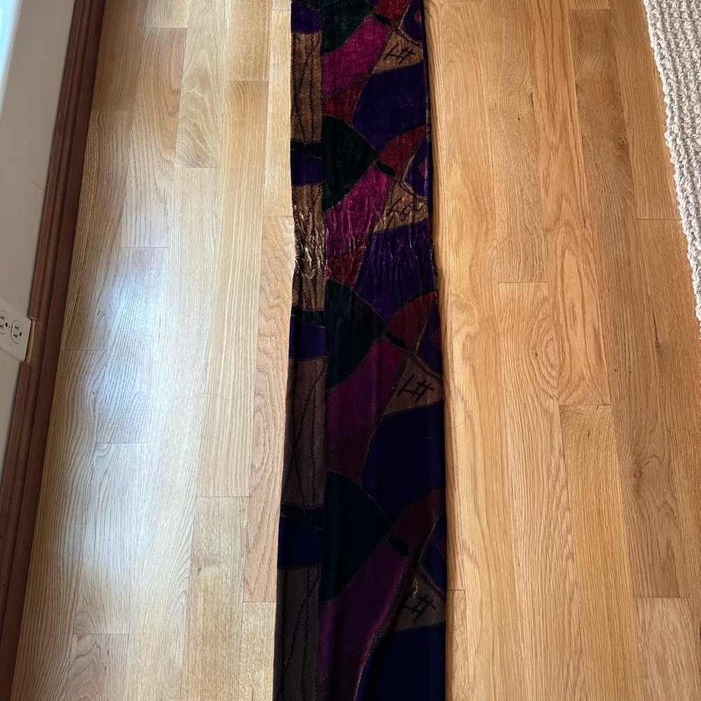 Liberty multi-colored velvet scarf